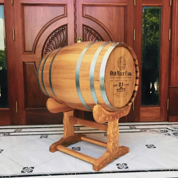 Thùng Rượu Gỗ Sồi