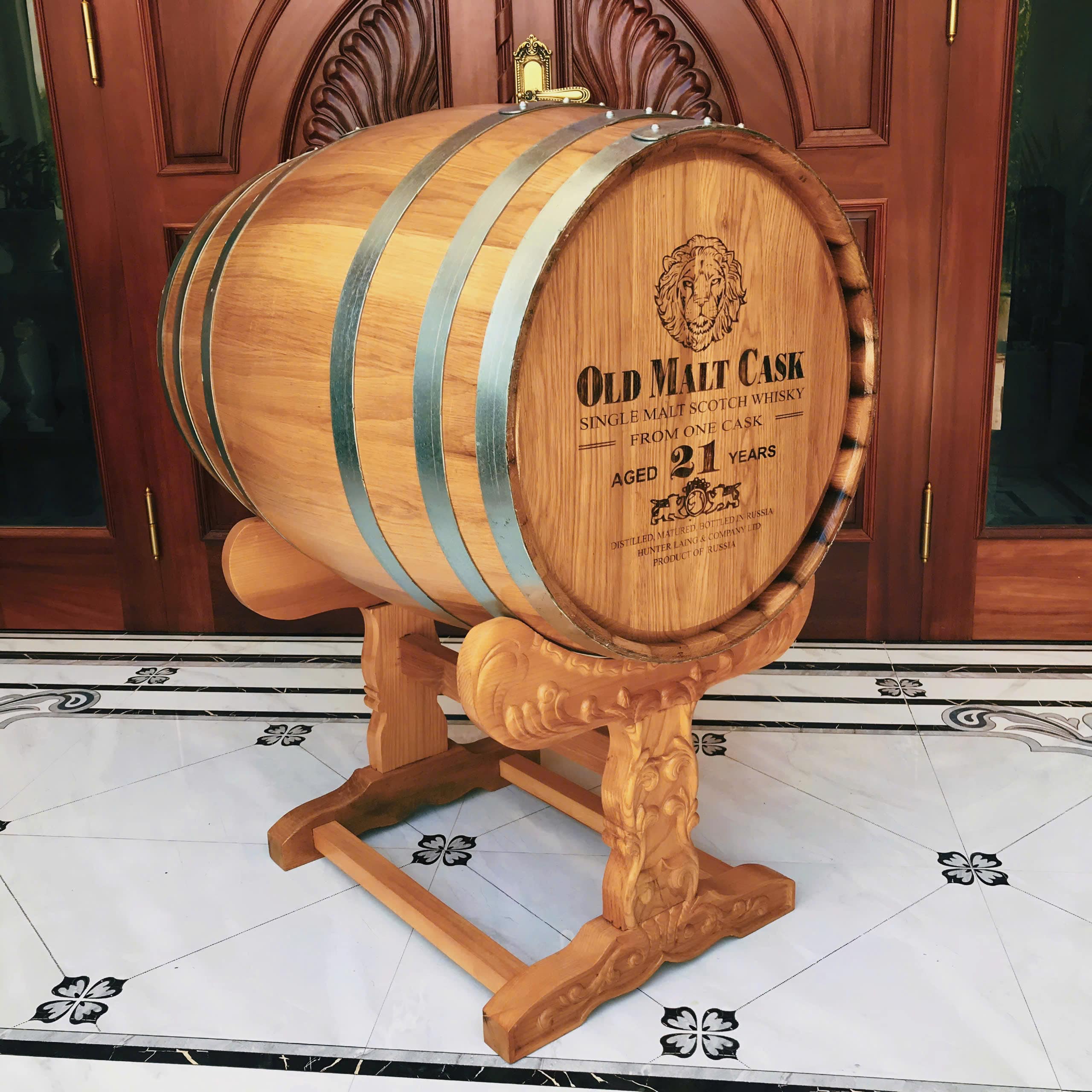 Thùng Rượu Gỗ Sồi
