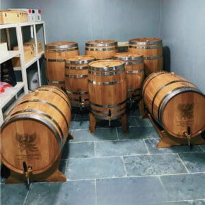 Thùng Rượu Gỗ Sồi
